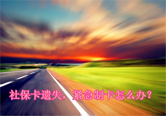 社保卡不慎遗失，如何办理急制申请？