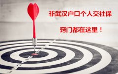 非武汉户口个人交社保，窍门都在这里！