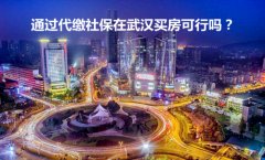 <b>方阵金保网：通过代缴社保在武汉买房可行吗？</b>