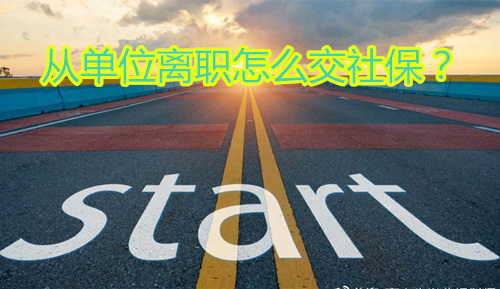 从单位离职怎么交社保