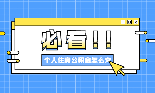 个人缴纳公积金可以吗