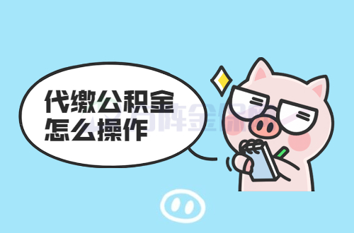 代缴公积金怎么操作