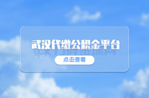 武汉代缴公积金平台