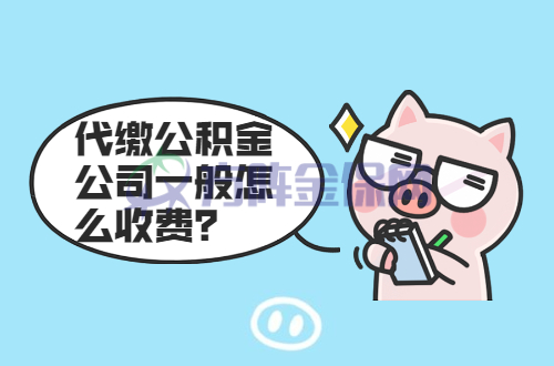 代缴公积金公司一般怎么收费