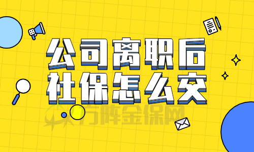 公司离职后社保怎么交