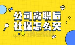 从公司离职后社保怎么交？尽快找代缴