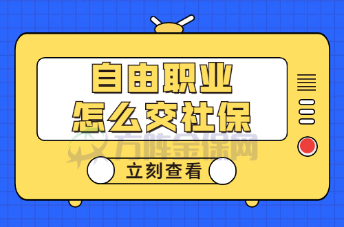 自由职业怎么交社保