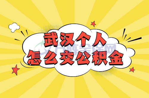 武汉个人怎么交公积金