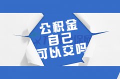 公积金自己可以交吗？怎么交好？