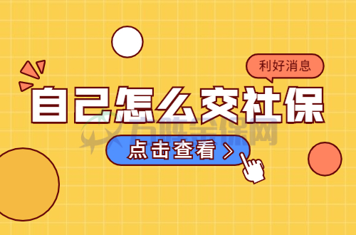 自己怎么交社保