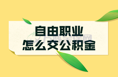 自由职业怎么交公积金