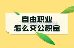 自由职业怎么交公积金？又如何选择？