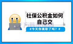 <b>社保公积金如何自己交？</b>