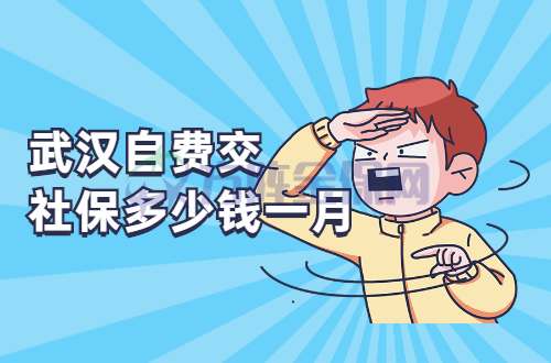 武汉自费交社保多少钱一月