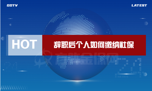 辞职后个人如何缴纳社保