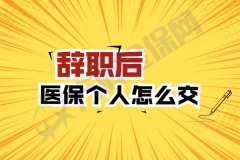 辞职后医保个人怎么交？给你解答！