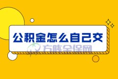 公积金怎么自己交？这样操作就可以