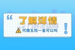 <b>买房代缴五险一金可以吗？</b>