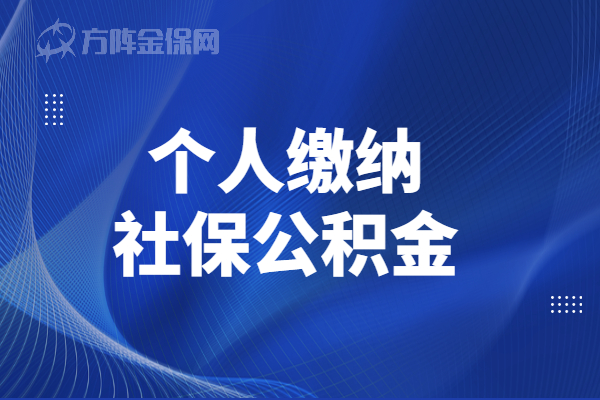 个人缴纳社保公积金