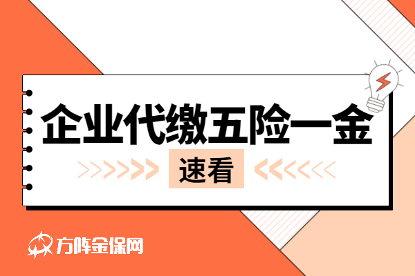 企业代缴五险一金