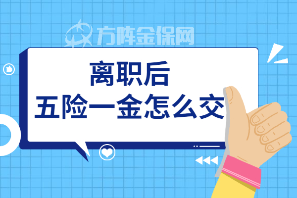 离职后五险一金怎么交