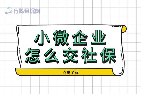 小微企业怎么交社保