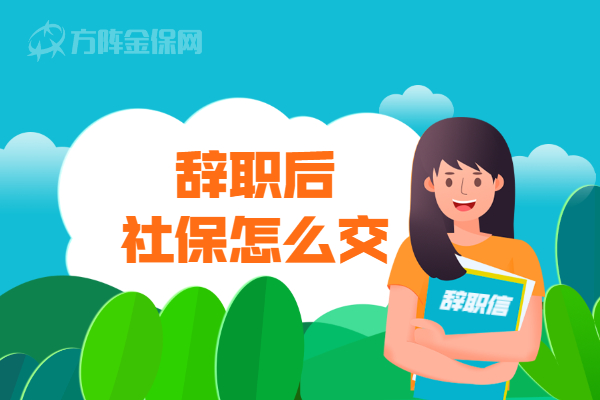 辞职后社保怎么交
