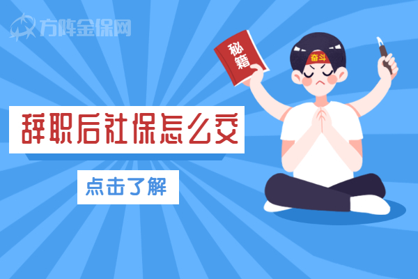 辞职后社保怎么交