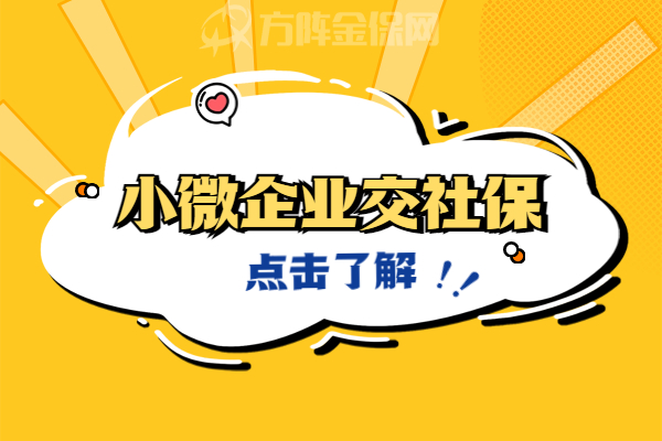 小微企业交社保