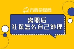 <b>离职后社保怎么自己处理，可以不断缴？</b>