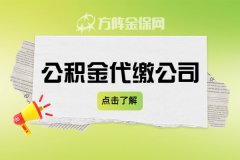 单位只交社保，找公积金代缴公司可以吗？