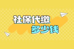 2023年武汉社保代缴多少钱？