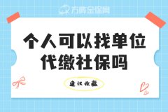 在武汉个人可以找单位代缴社保吗？