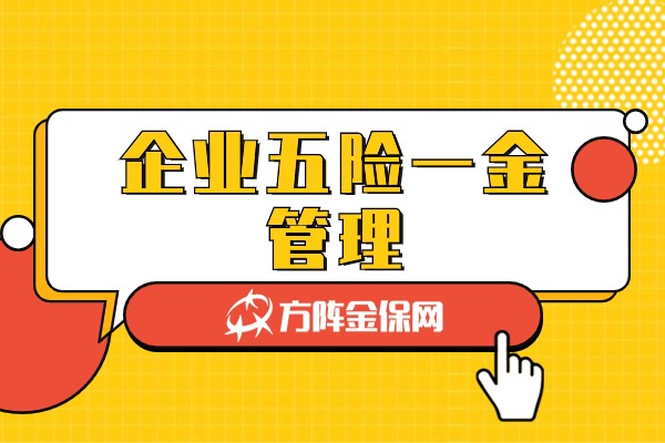 企业五险一金管理