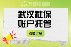 武汉社保账户托管包含哪些服务？