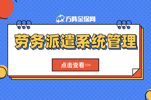 劳务派遣系统管理 劳务派遣系统管理
